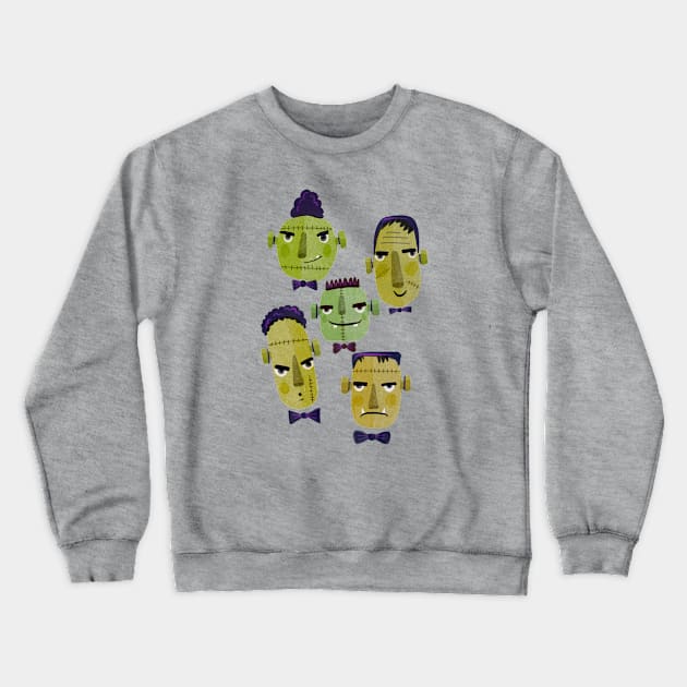 Fancy Frankensteins Crewneck Sweatshirt by Rebelform